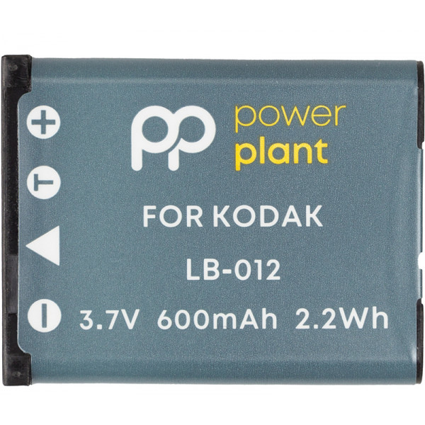 Фото - Акумулятор для фотокамери PowerPlant Kodak LB-012 600mAh (CB971237)