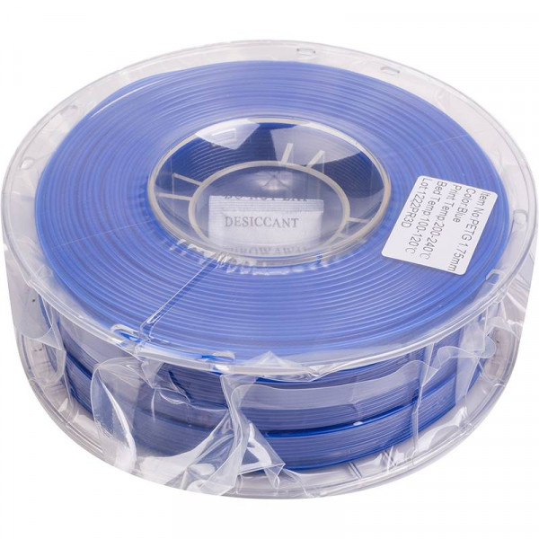 Фото - Нитка для PETG-картриджа PowerPlant Filament 1.75 мм 1 кг Blue (PT812912)