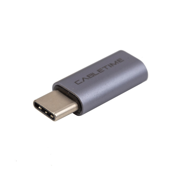 Фото - Перехідник Cabletime USB 3.0 Type-C (M)-USB Type-C (F) (CA913718)
