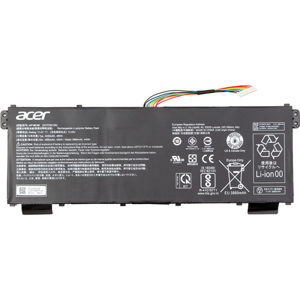 Фото - Акумулятор для ноутбука Acer Aspire 5 A515-43G (AP18C4K) 11.4V 4200mAh (original) (NB410729)