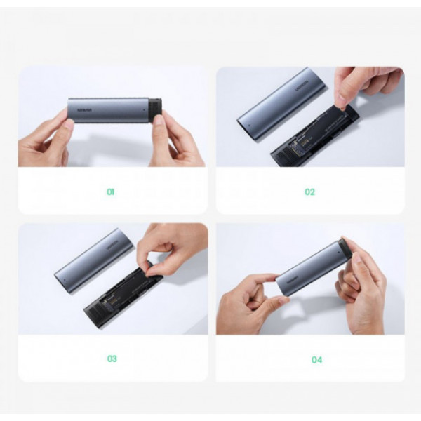 Фото - Зовнішній карман UGREEN CM400 M.2 (NVME) M-KEY UGREEN 3.1 GEN2 (10902)