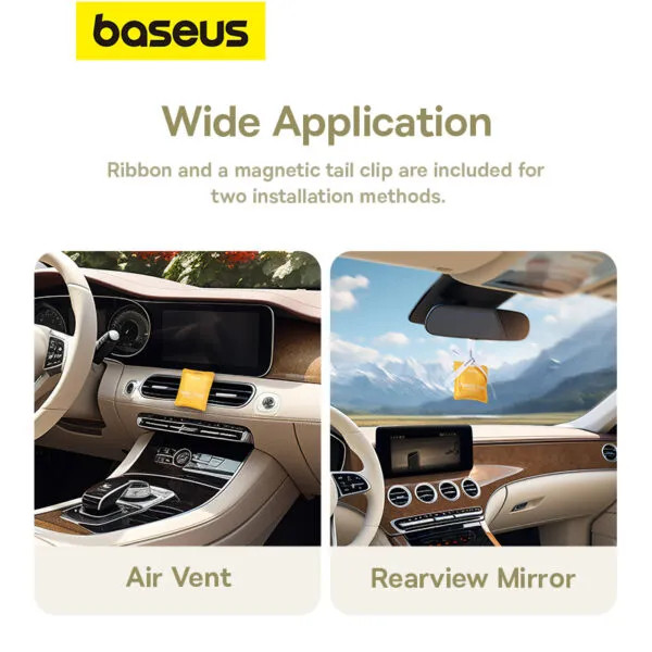 Фото - Ароматизатор для авто Baseus Margaret Series Car Air Freshener Pomelo Coast Custard Yellow (C20362400Y12-00)