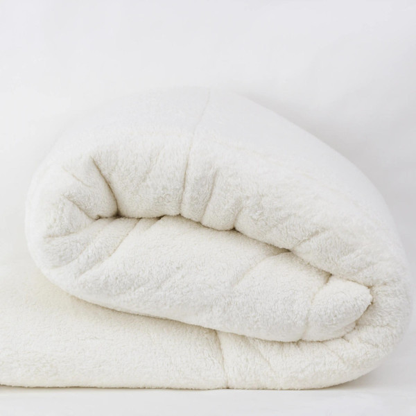 Фото - Ковдра демісезонна двоспальна ТЕП TEDDY 180х210 см Молочний (1-05208_35047)