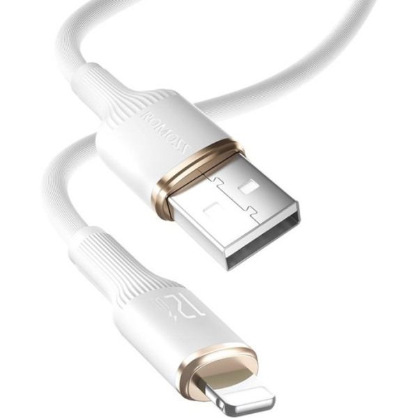 Фото - Кабель синхронизации данных Romoss CB1224 USB-Ligh 2.4A 2m White (CB1224-821-134H)