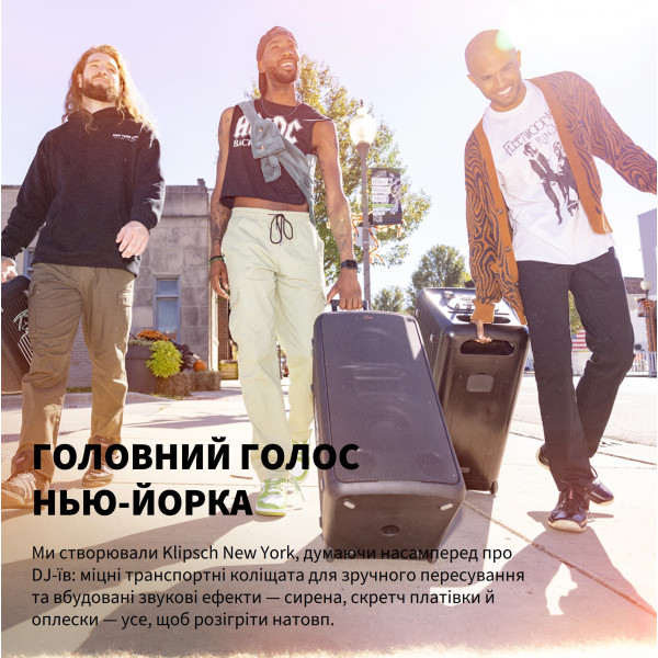 Фото - Портативна акустика Klipsch New York Black (1073423)