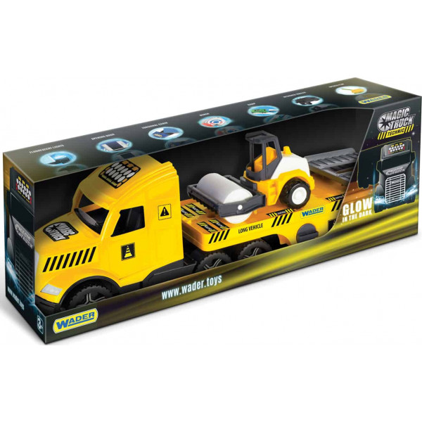 Фото - Наземна спецтехніка Wader ''Magic Truck Technic 'Magic Truck Technic" з катком (36450)