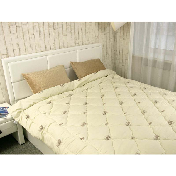 Фото - Ковдра зимова полуторна Руно 140х205 мікрофайбер вовна (321.52ПШУ_Sheep)