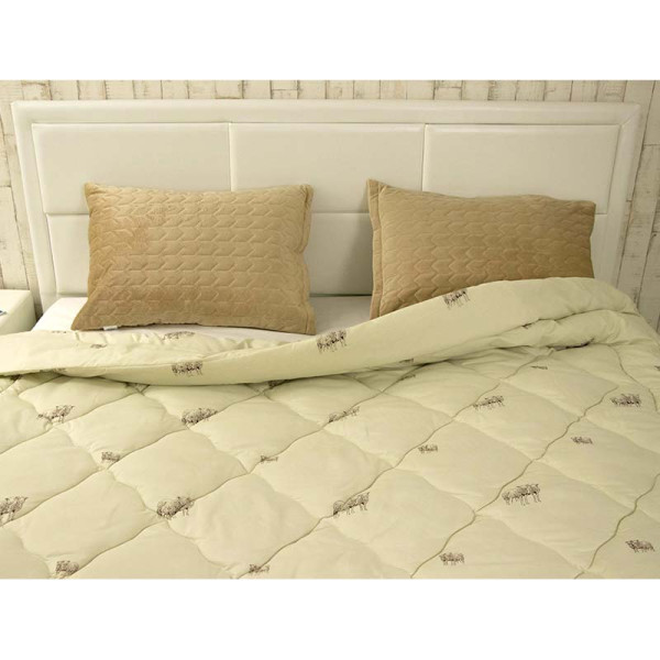 Фото - Ковдра зимова полуторна Руно 140х205 мікрофайбер вовна (321.52ПШУ_Sheep)