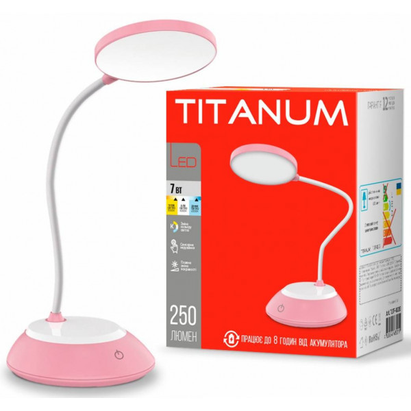Фото - Уцінка - Настільна лампа Titanum TLTF-022P 7W 3000-6500K USB (26845)