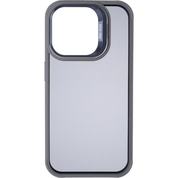 Фото - Чохол для смартфону Gelius Elegant Bumper Case Camera stand iPhone 15 Pro Grey (99488) Фото - Чохол для смартфону Gelius Elegant Bumper Case Camera stand iPhone 15 Pro Grey (99488)