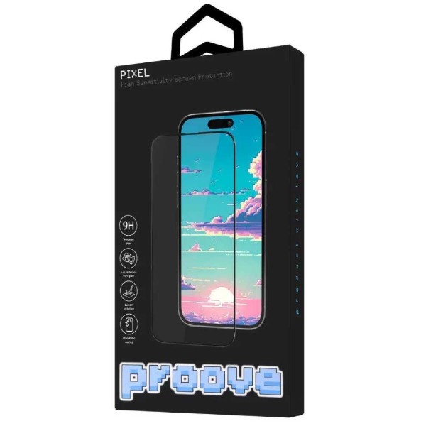 Фото - Захисне скло для смартфону Proove Pixel iPhone 14 Pro Max/15 Plus/16 Plus Black (PGPPXI14PM01)