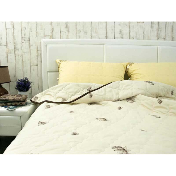 Фото - Ковдра літня двоспальна Руно 172х205 мікрофайбер вовна (316.52ШКУ_Sheep)