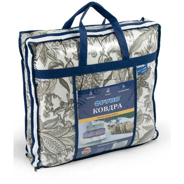 Фото - Одеяло зимнее двуспальное Руно 172х205 шерстяное Comfort+ Luxury бязь (316.02ШК+У_Luxury)