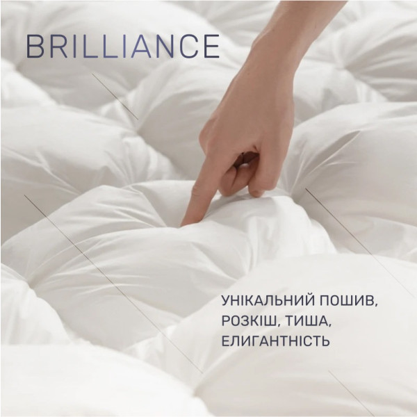 Фото - Ковдра літня двоспальна MirSon Imperial Brilliance 100% пуху 172х205 см (2200007209125)