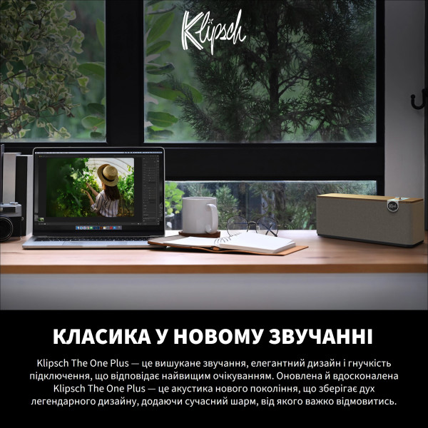 Фото - Портативная акустика Klipsch The One Plus Walnut (1071965)
