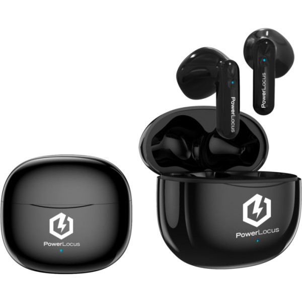 Фото - Наушники вкладыши беспроводные TWS PowerLocus Vibe black (pwl-vibe-black)
