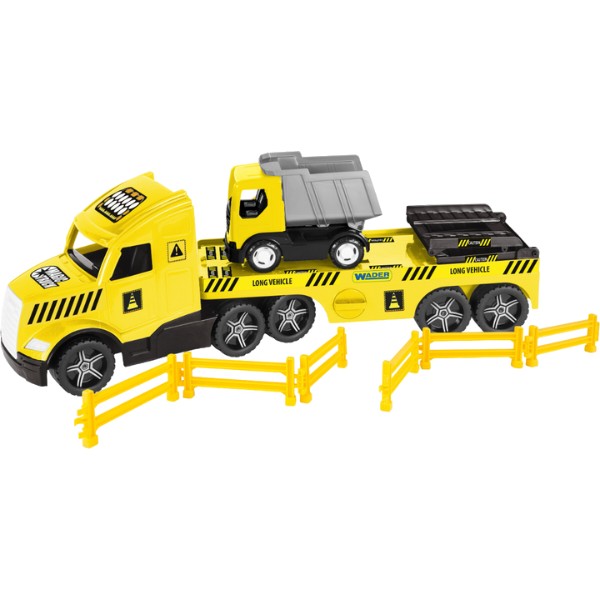 Фото - Наземная спецтехника Wader Magic Truck Technic с грузовиком (36421)