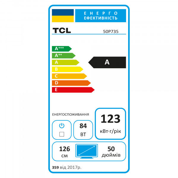 Фото - Телевизор TCL 50P735