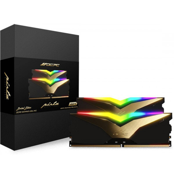 Фото - Пам'ять DDR OCPC Pista RGB DDR5 C40 Black Label (MMPT2K32GD562C40BL)