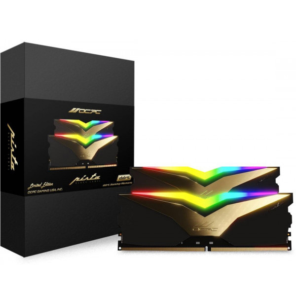 Фото - Память DDR OCPC Pista Black Label DDR5 7200MHz 32GB Kit 2x16GB (MMPT2K32GD572C40BL)
