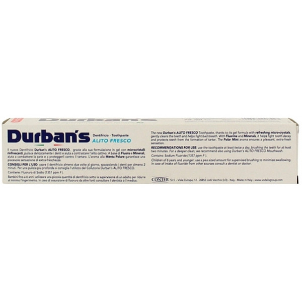 Фото - Зубна паста Durban's Свіжий подих 75 мл (8008970007427)