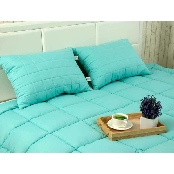 Фото - Ковдра зимова полуторна Руно 140х205 силіконова (321.52_Mint)