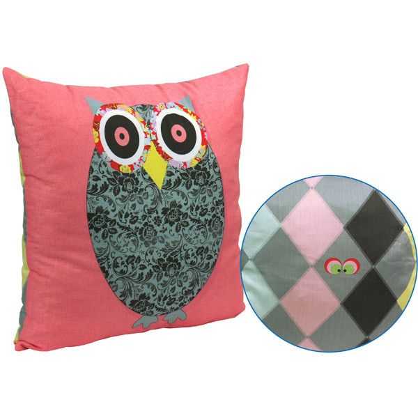 Фото - Подушка декоративная Руно 50х50 силиконовая (306_Owl Grey)