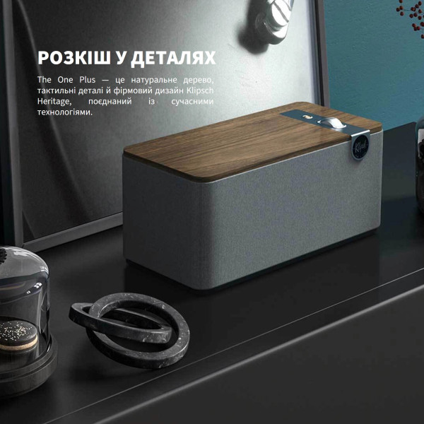Фото - Портативна акустика Klipsch The One Plus Matt Black (1071959)