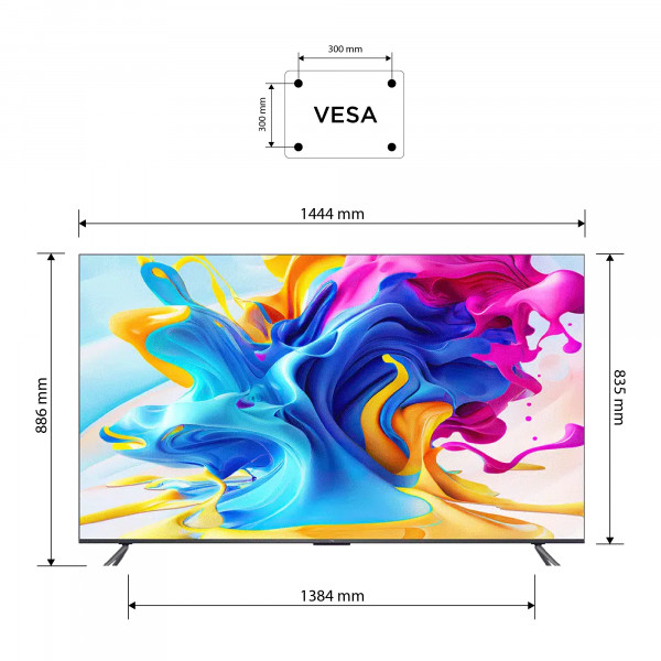 Фото - Телевізор TCL 65C645