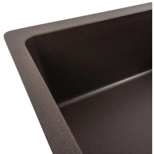 Фото - Мийка кухонна Platinum 7850 ROMA матова Темна скеля