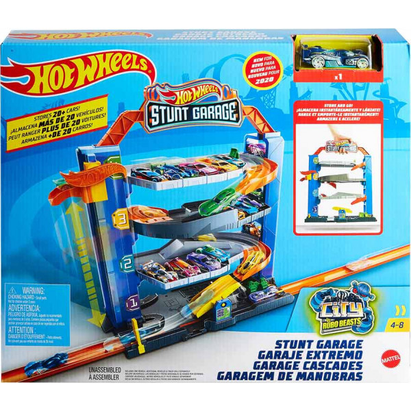 Фото - Ігровий набір Hot Wheels Чотириповерховий гараж для машинок (GNL70)