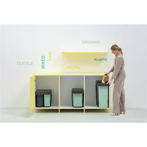 Фото - Бак для сміття Brabantia 2х30 л (232527)