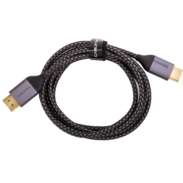 Фото - Кабель HDMI Cabletime HDMI (M) - HDMI (M), 2.1V 2m (CA914654)