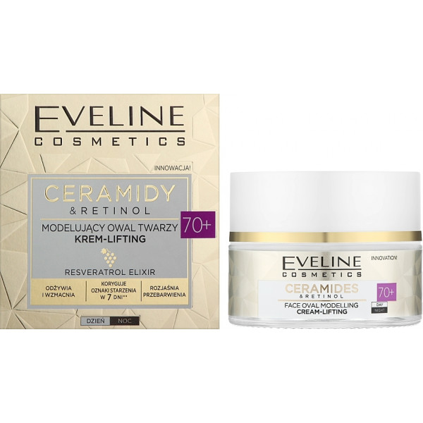 Фото - Крем для обличчя EVELINE 70+ Ceramides & Retinol 50 мл (5903416049999) Фото - Крем для обличчя EVELINE 70+ Ceramides & Retinol 50 мл (5903416049999)