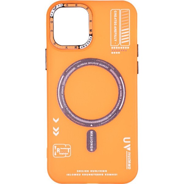 Фото - Чохол для смартфону Gelius Resistant Shield Magsafe Case for iPhone 15 Orange (97269)