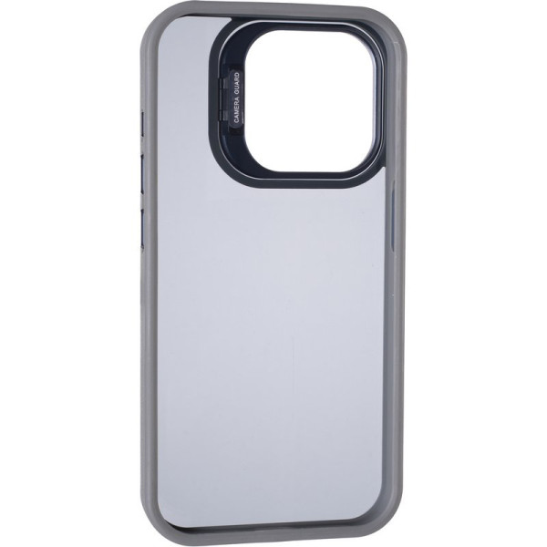Фото - Чохол для смартфону Gelius Elegant Bumper Case Camera stand iPhone 15 Pro Grey (99488)