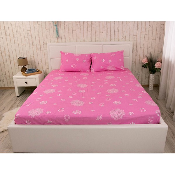 Фото - Простирадло полуторне Руно 143х215 Pink бязь (71.116_Pink)