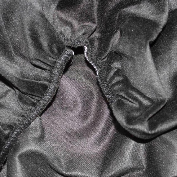Фото - Простирадло полуторне ТЕП VELOUR з резинкою 160х200 см Чорний (2-04756_34657)
