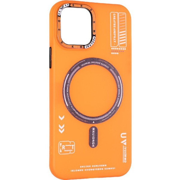 Фото - Чохол для смартфону Gelius Resistant Shield Magsafe Case for iPhone 15 Orange (97269)