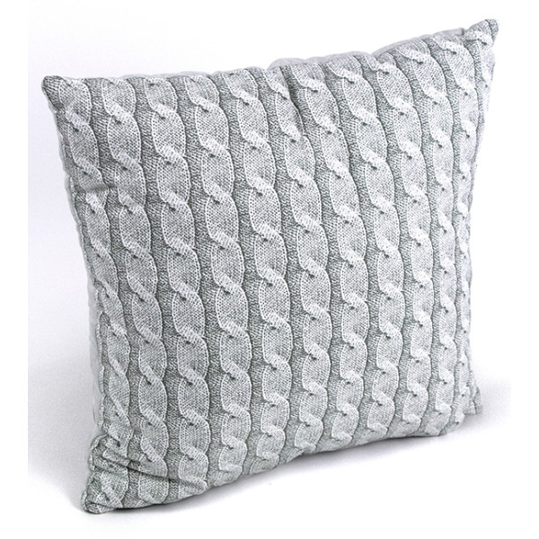 Фото - Подушка декоративна Руно 50х50 (Р306.52_Grey Braid)