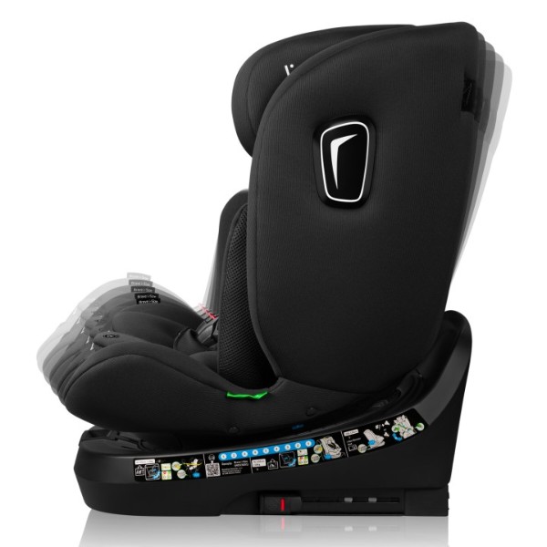 Фото - Автокрісло Lionelo BRAVE I-SIZE BLACK CARBON