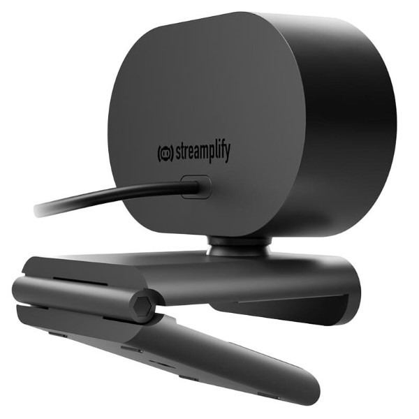 Фото - Веб-камера для комп'ютера Streamplify CAM PLUS-FHD-2M60-LIGHT Black (SPCW-CLFH221.11)
