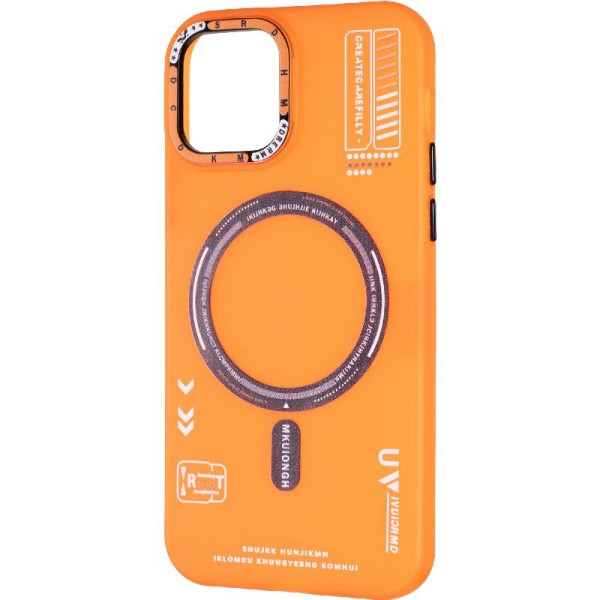 Фото - Чохол для смартфону Gelius Resistant Shield Magsafe Case for iPhone 15 Orange (97269)