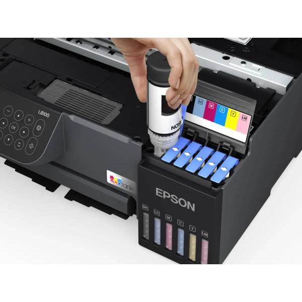 Фото - БФП кольорового друку Epson EcoTank L8100 (C11CK94401)