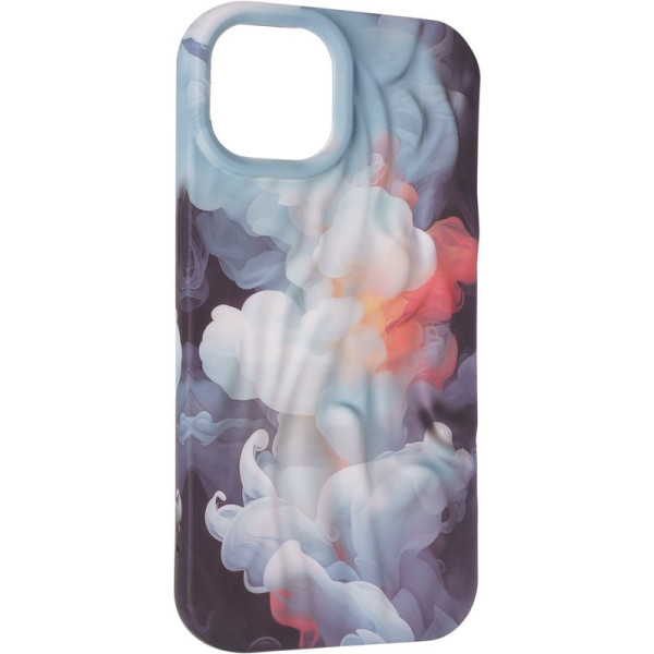 Фото - Чохол для смартфону Gelius Aquarelle Case for iPhone 14 Blue (97307)