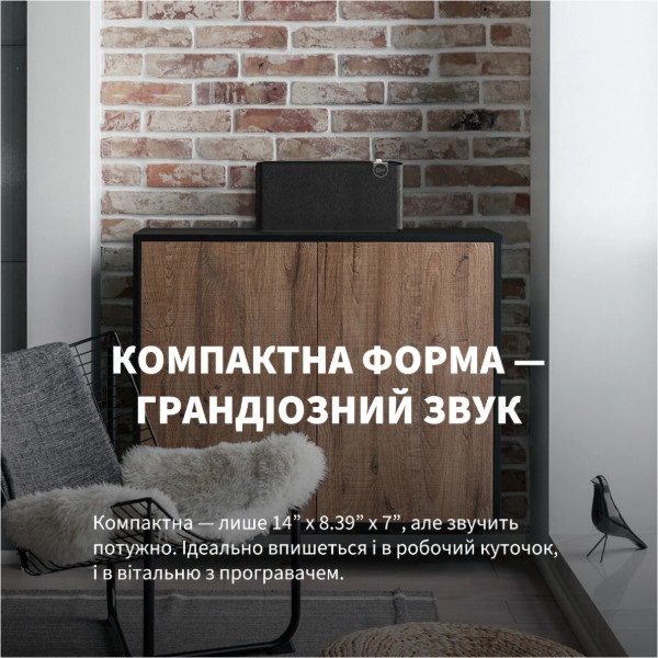 Фото - Портативная акустика Klipsch The Three Plus Matt Black (1071962)