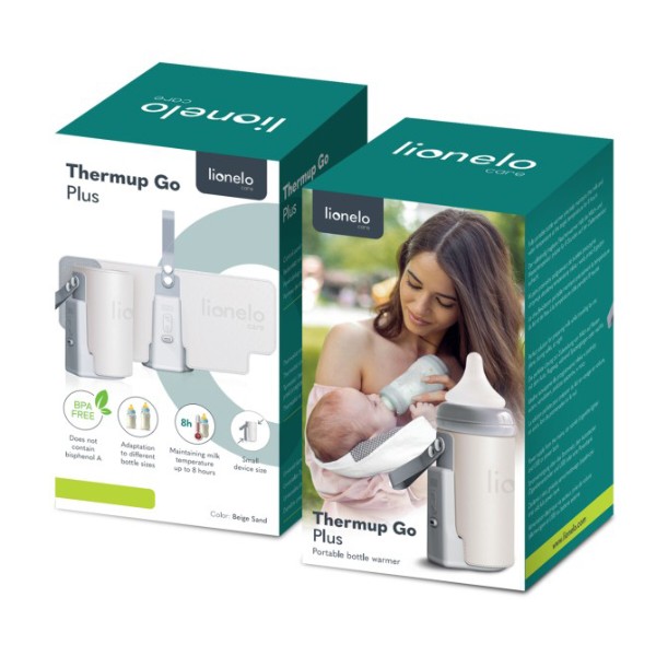 Фото - Подогреватель детских бутылочек дорожный Lionelo Thermup Go Plus Beige Sand
