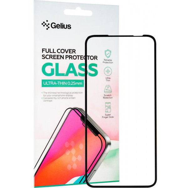 Фото - Захисне скло для смартфону Gelius Full Cover Ultra-Thin 0.25mm for Samsung S23FE 5G Black (96769)