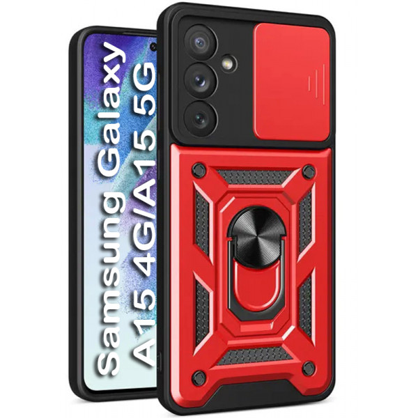 Фото - Чехол для смартфона BeCover Military for Samsung Galaxy A15 4G SM-A155/A15 5G SM-A156 Red (710752)