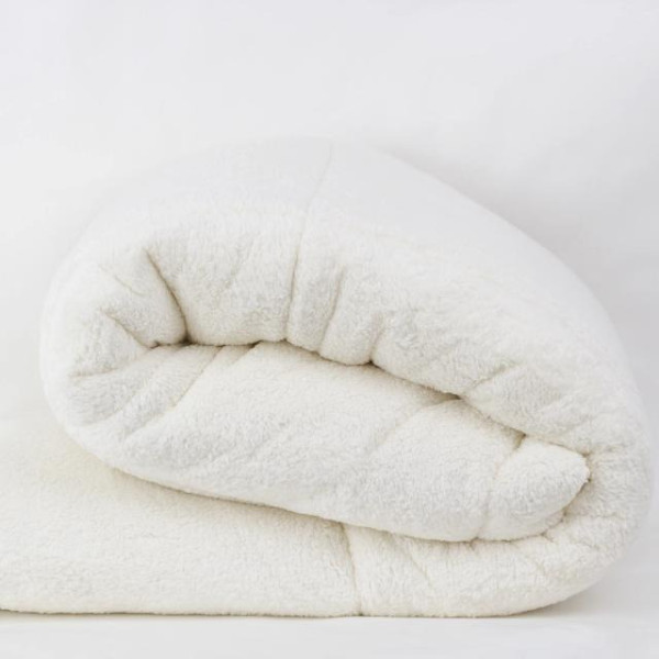 Фото - Ковдра демісезонна полуторна ТЕП TEDDY 150х210 см Молочний (1-05207_35046)